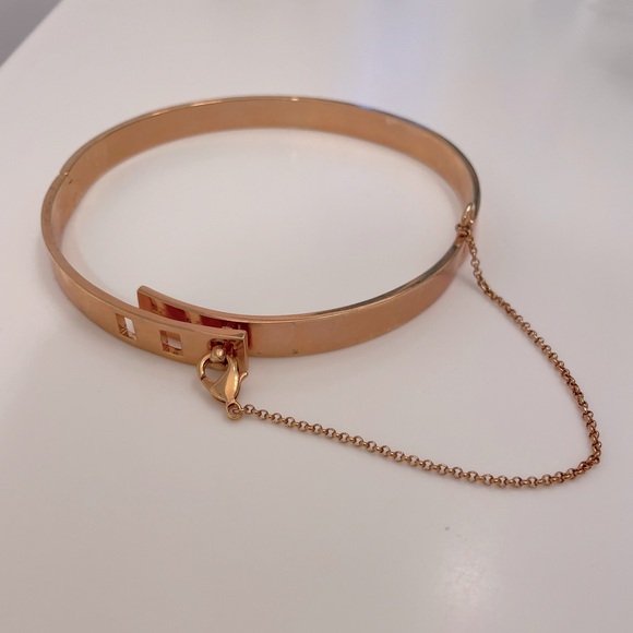 Eddie Borgo Rose Gold Thin Safety Choker - Picture 3 of 9